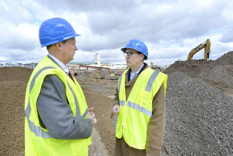 Gerald R. Ford Airport and industrial park investments Mark Huizenga construction